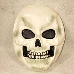 Easter Unlimited Scary Spooky Skeleton Skull White Halloween Costume Mask